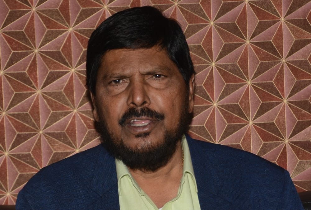 Union Minister of State for Social Justice and Empowerment Ramdas Athawale Support Owaisi Statement