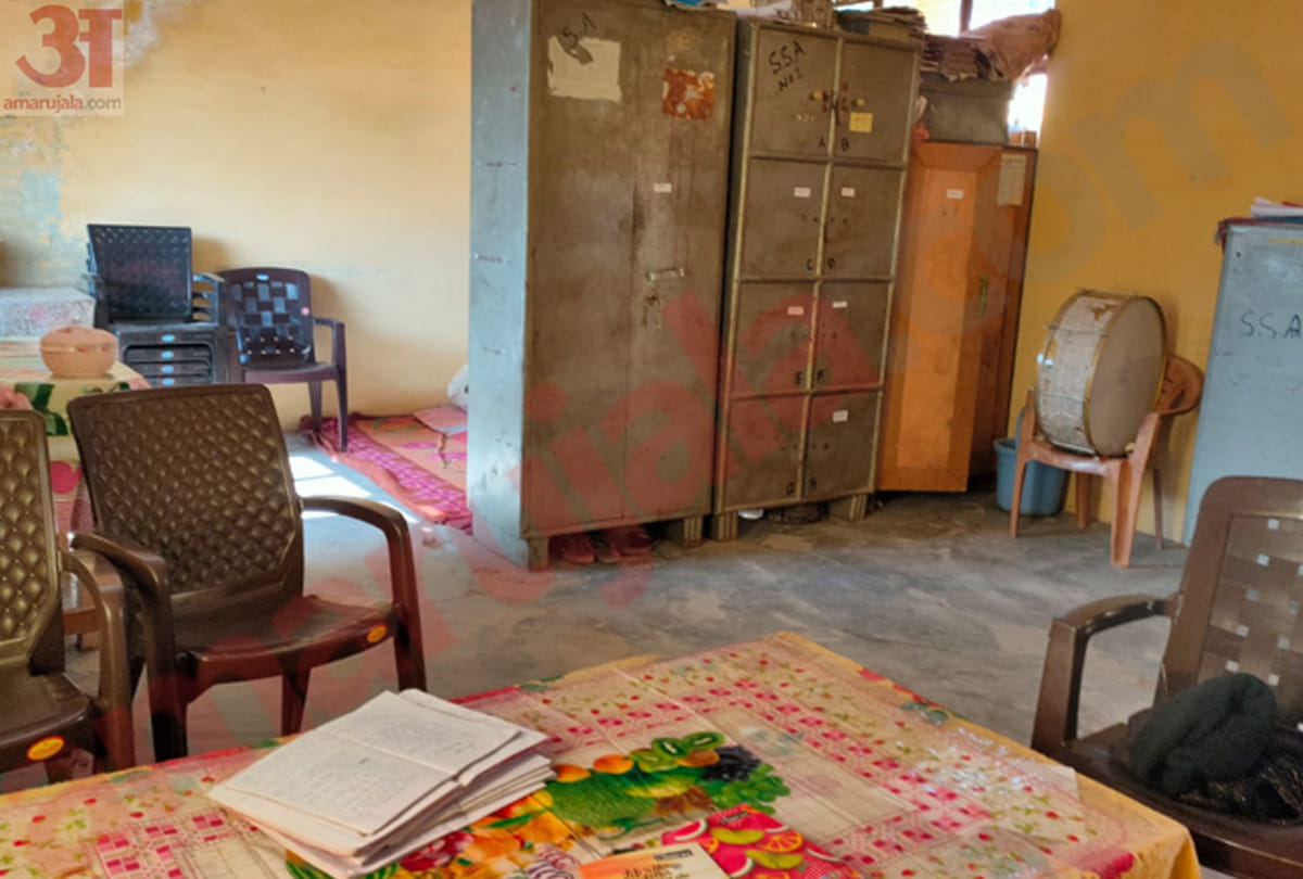 government high school teachers found sleeping in staff room in jammu