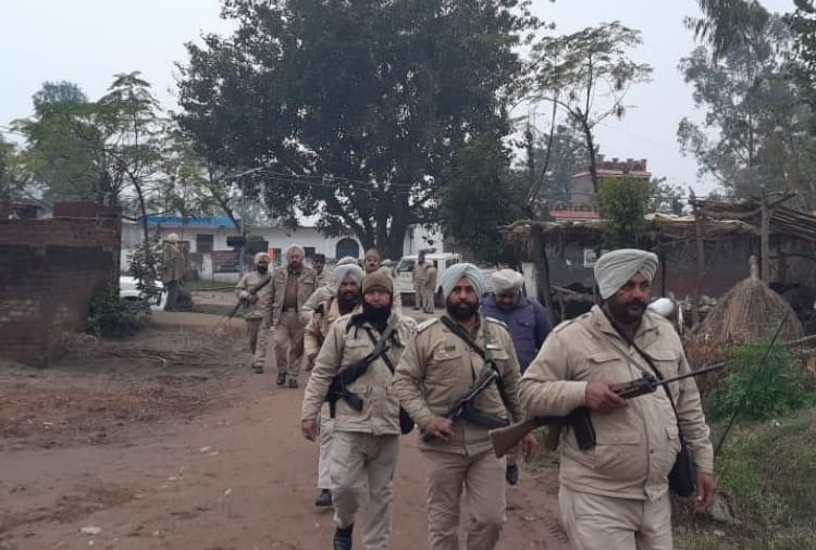 Search Operation Near Indo Pak Border Area at Pathankot of Punjab