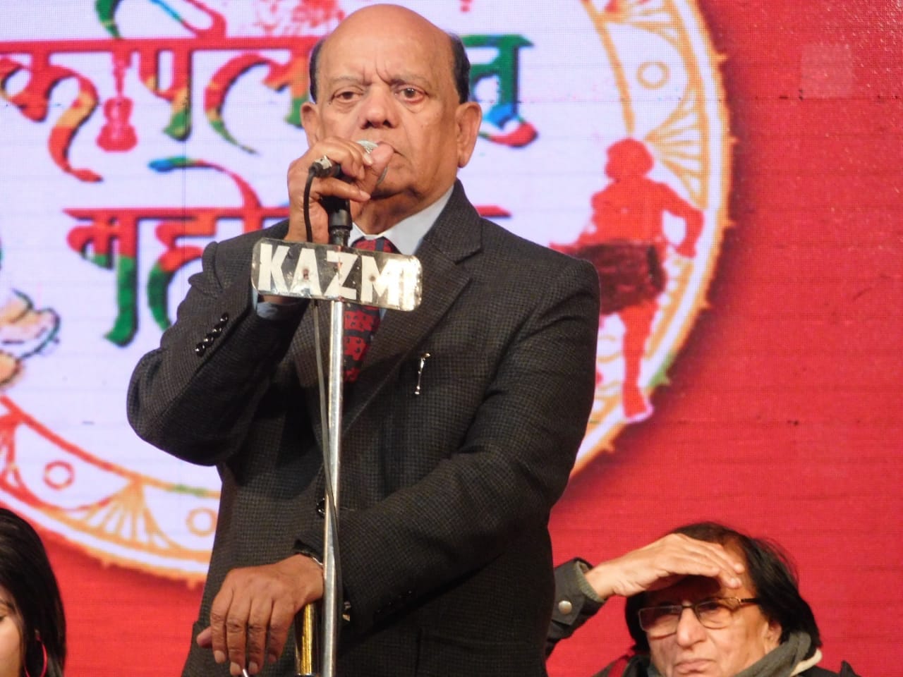 kapilvastu mahotsava thirld night, kavi sammelan, wasim barelvi, dr surendra sharma live performance