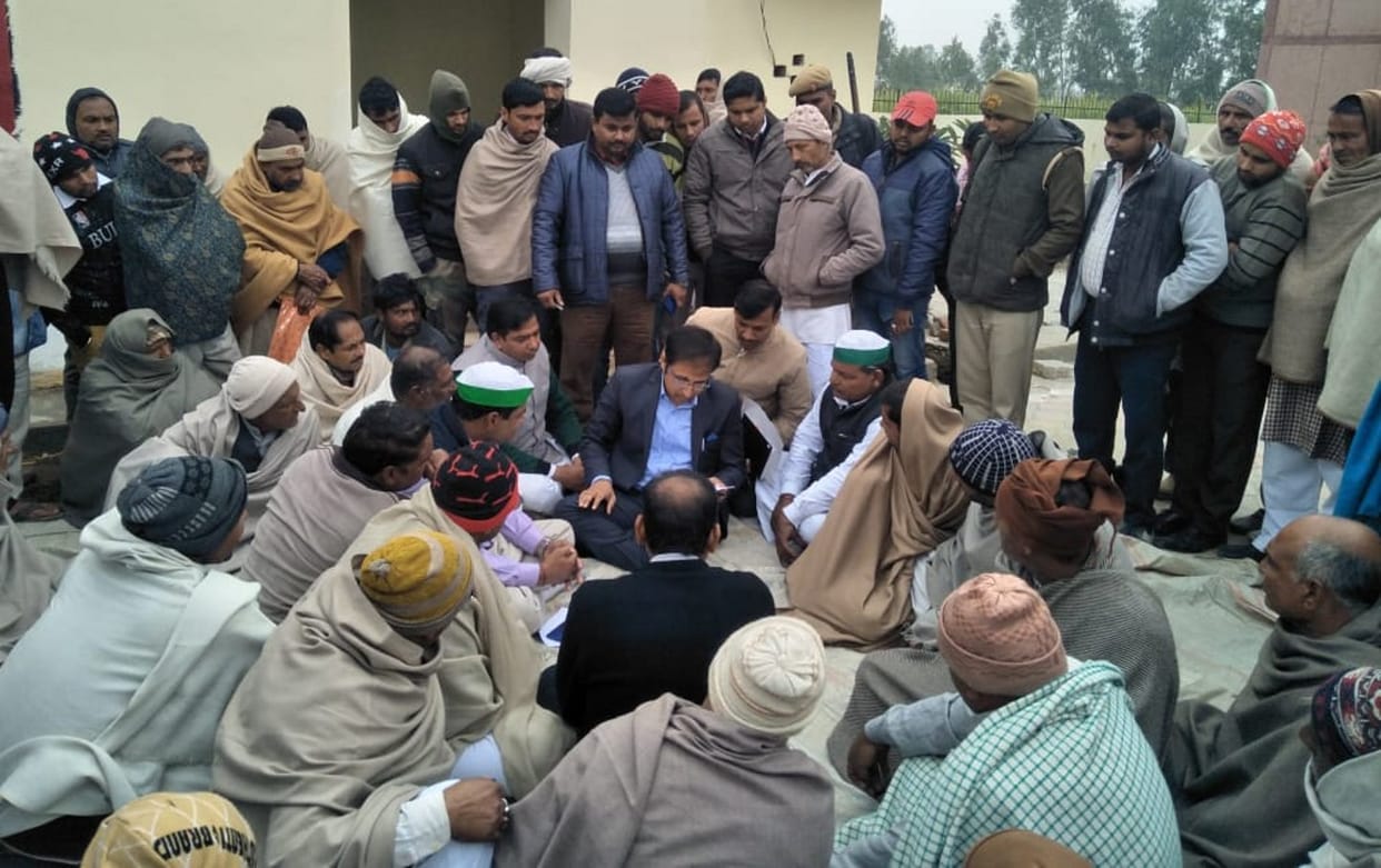 Commotion at the sugarcane center, farmers uproar