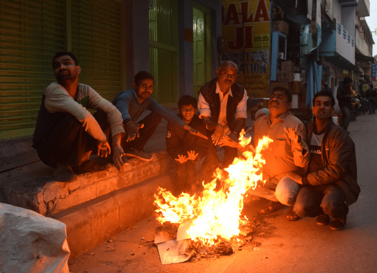 shivering cold,people facing record breaking Winter in western UP