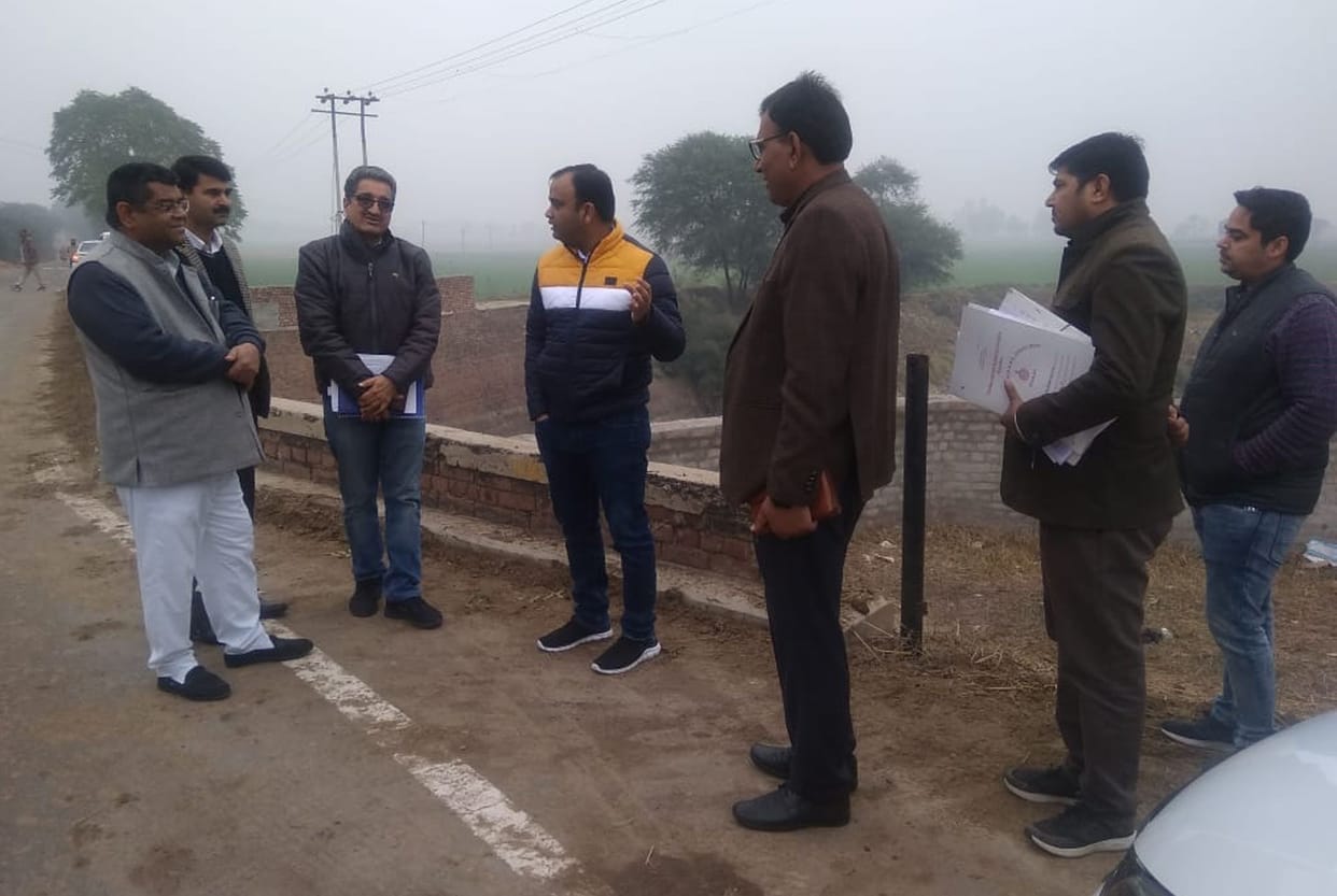 dc visited flood prone area, five crore expense on flood relief work, fatehabad