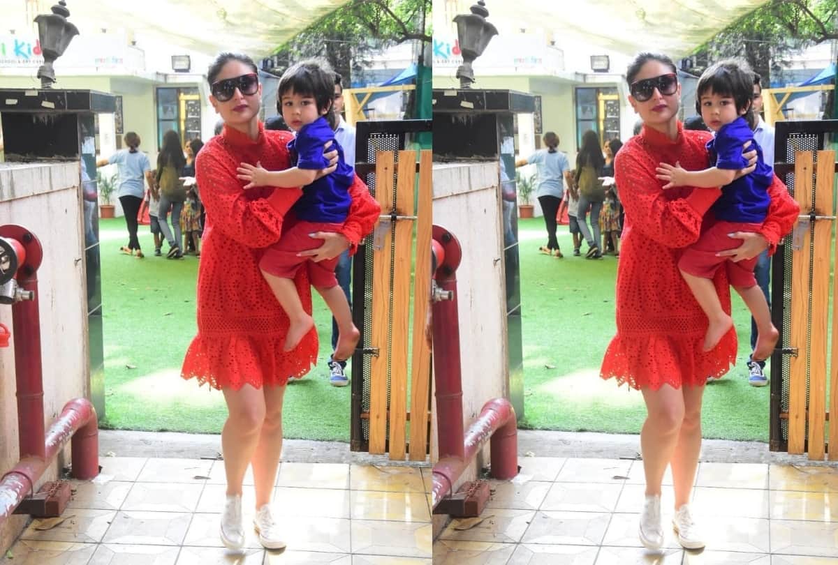 kareena kapoor looks ravishing in latest red hot lace dress