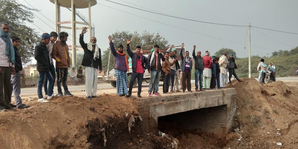 Drinking water line damaged due to digging, supply interrupted