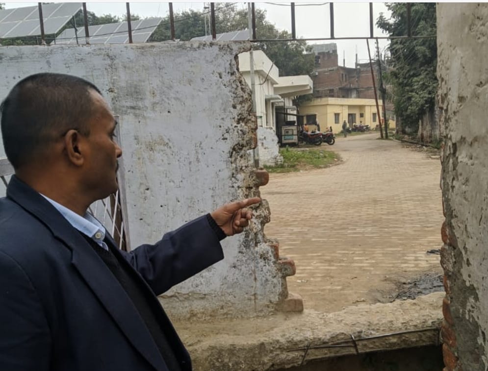 chief minister yogi adityanath gorakhpur city regional stadium ghost wall, residents shocked