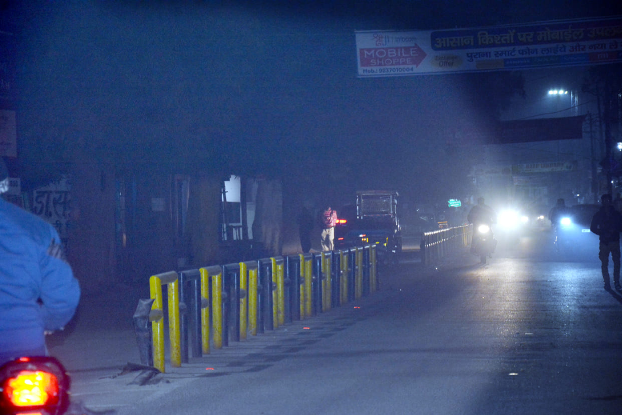 Accidents can happen in fog