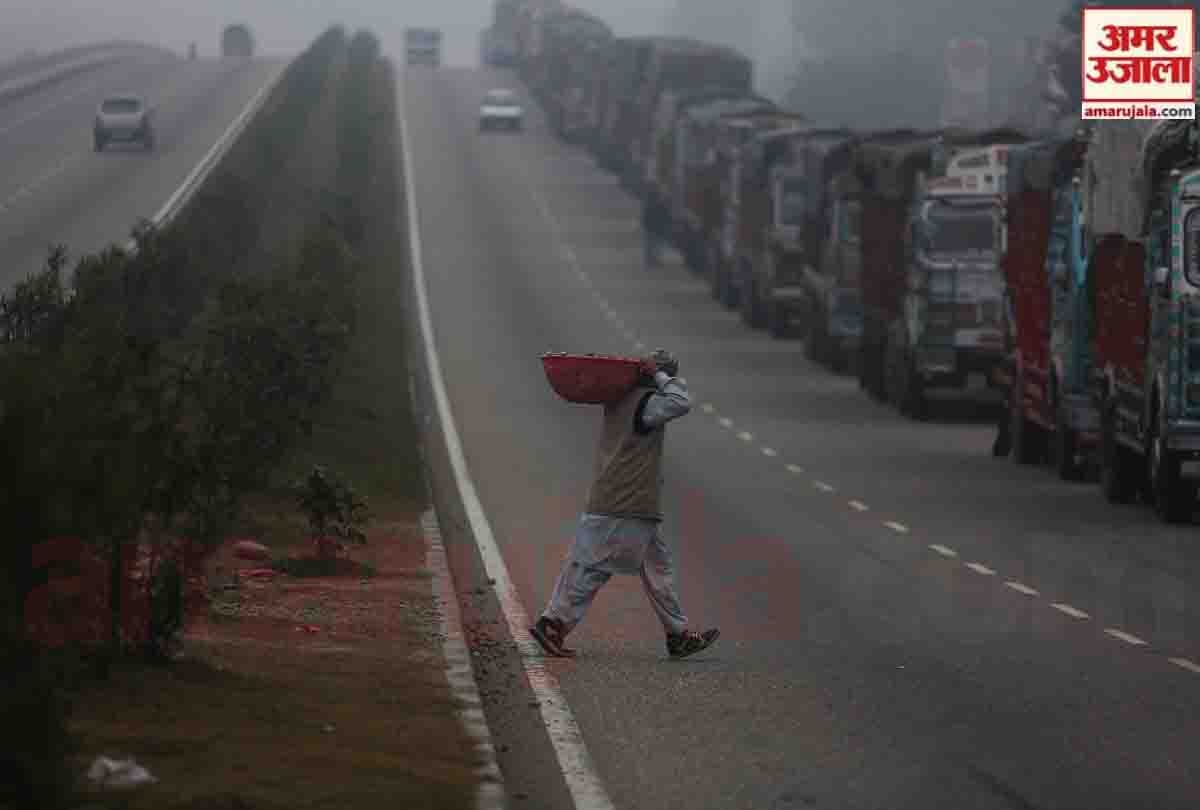 Jammu-Srinagar National Highway closed, hundreds of vehicles stranded after falling ribs in Ramban