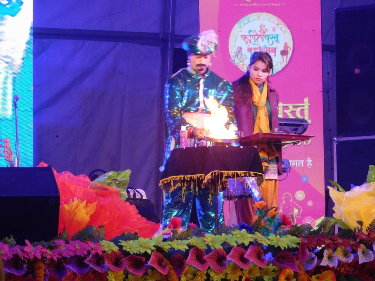 kapilvastu mahotsava fourth day, megician junior op sharma live performance
