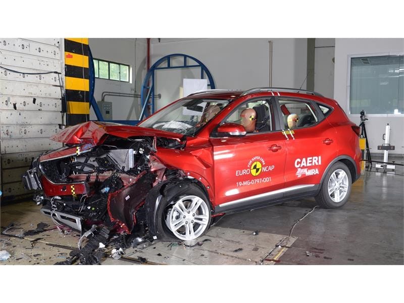 MG motor MG ZS EV could become safest electric SUV of india in Euro NCAP crash test
