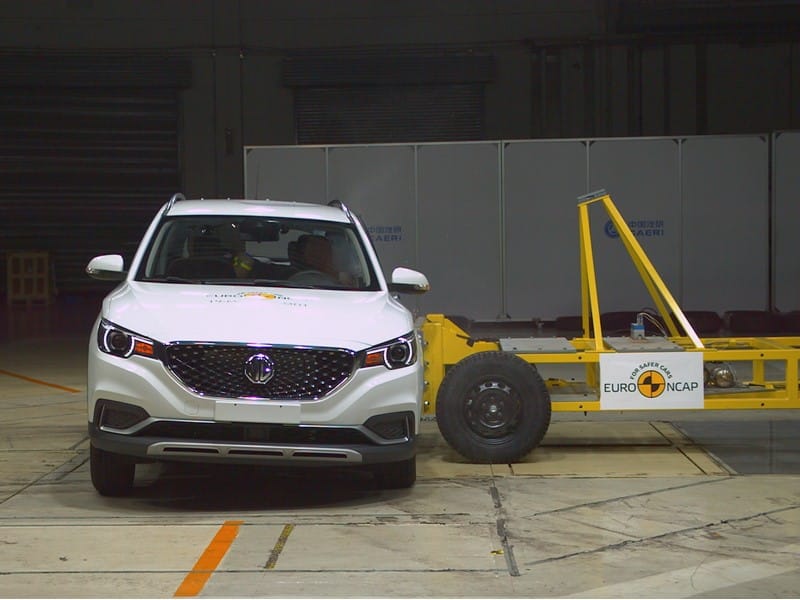 MG motor MG ZS EV could become safest electric SUV of india in Euro NCAP crash test