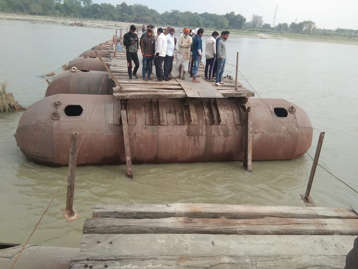 Good news for Bhadohi-Marijapur district's residents, Rampur Ghat Pipa Bridge on