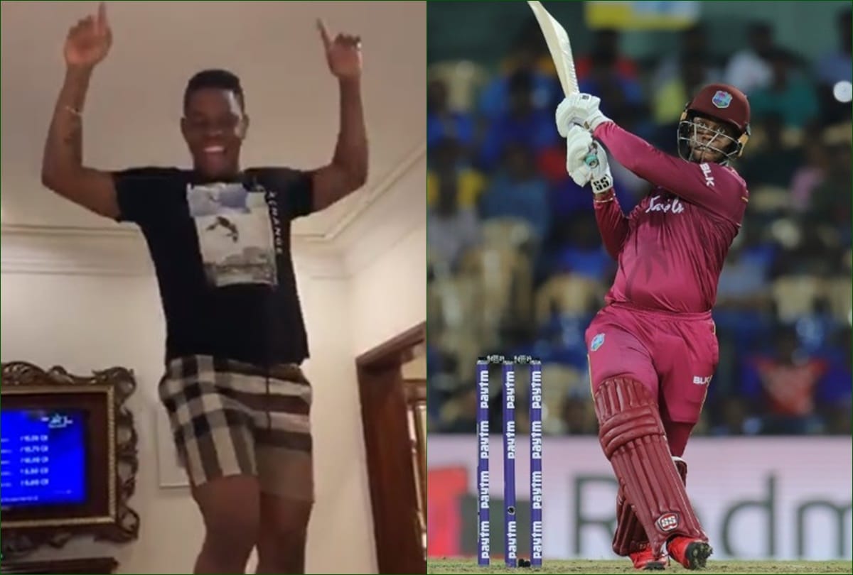 IPL 2020 Auction Shimron Hetmyer express happiness with dancing after sold to delhi capitals