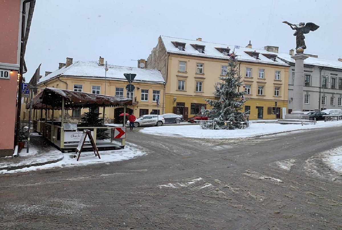 Self Declared Country Republic of Uzupis Whose constitution hangs at the crossroads