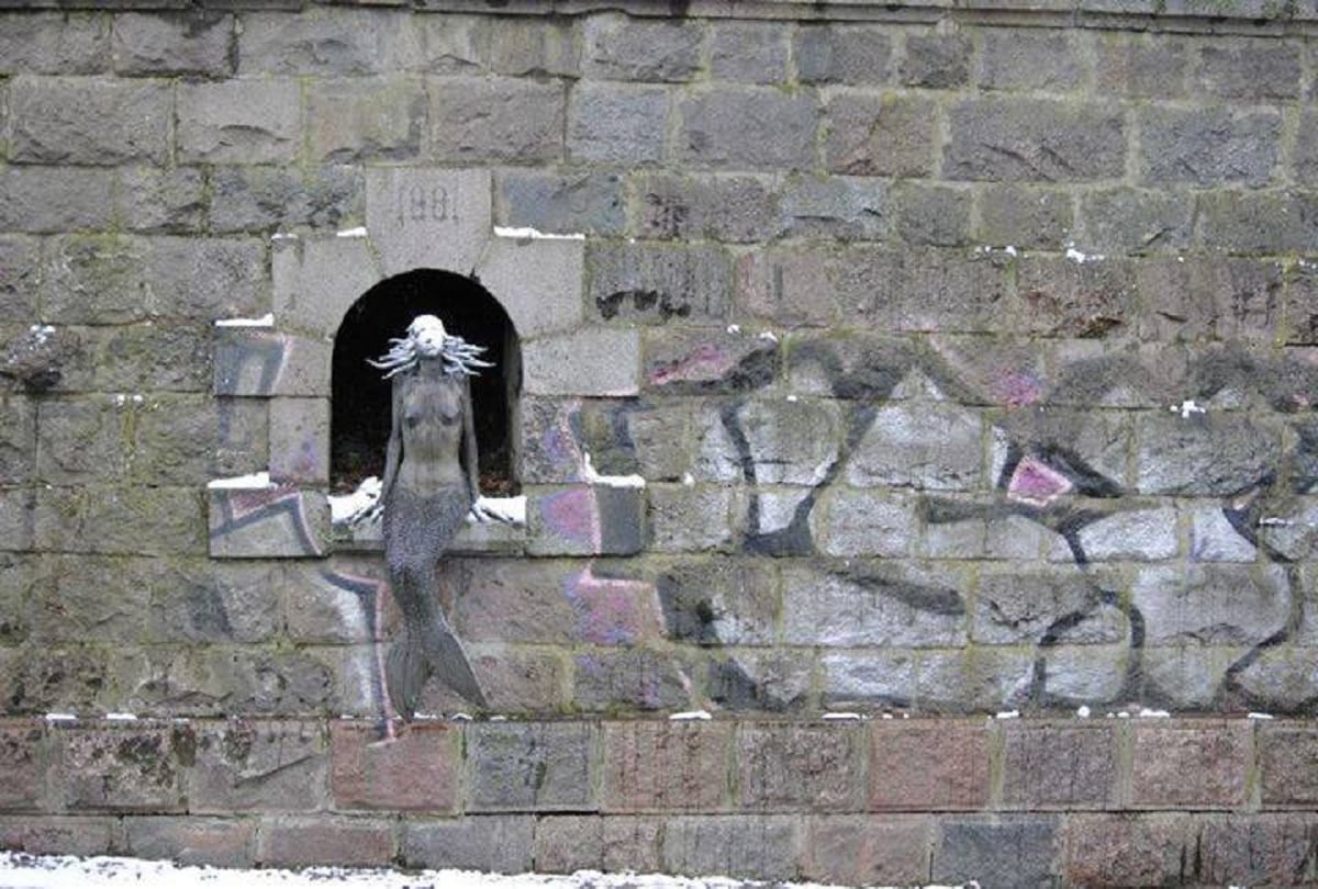 Self Declared Country Republic of Uzupis Whose constitution hangs at the crossroads