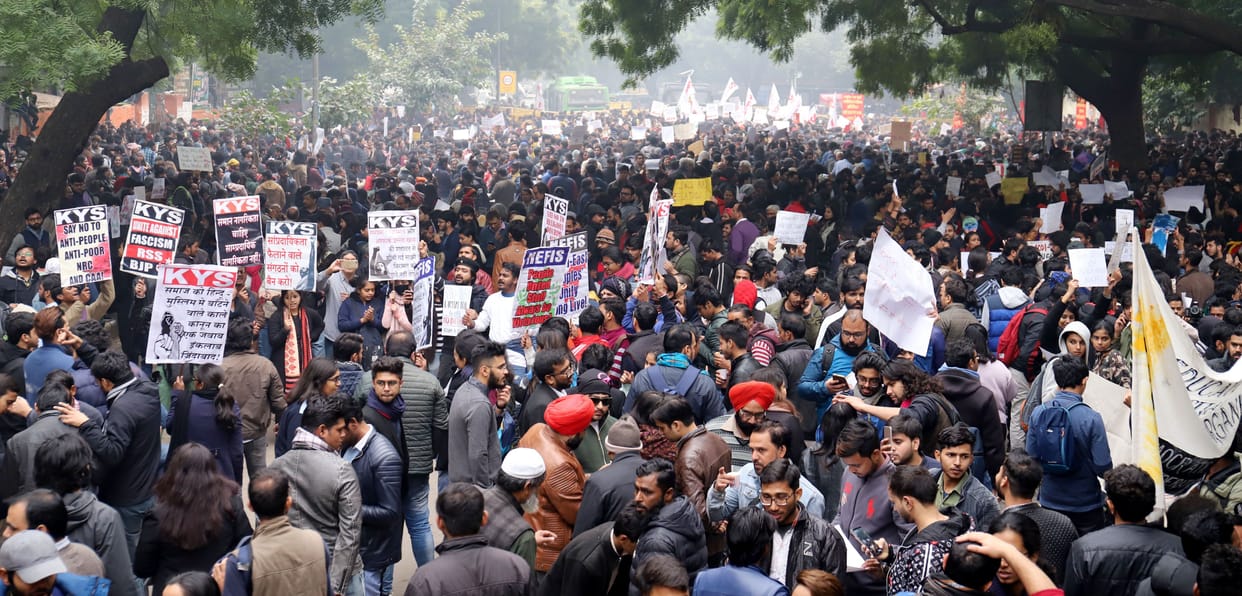Protest against citizenship law, 1200 protesters detained