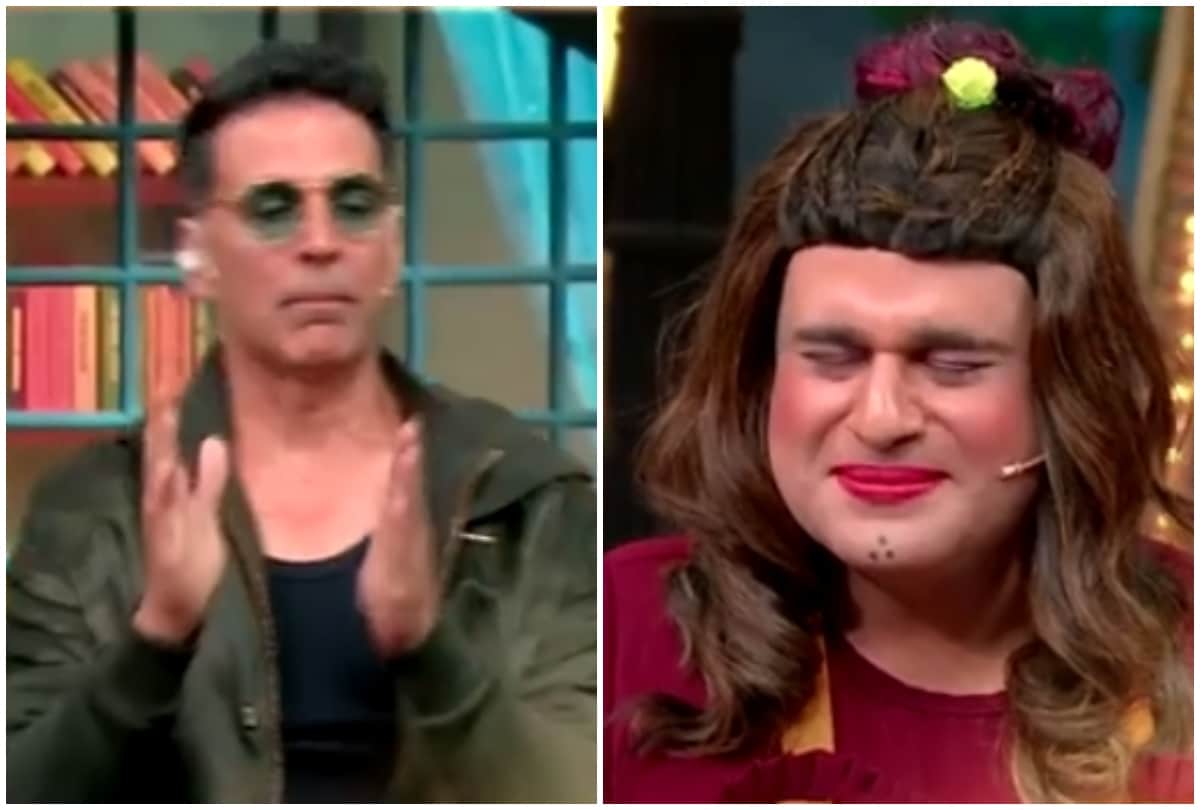 Akshay Kumar make fun on Krishna Abhishek related with Govinda in Kapil Sharma show