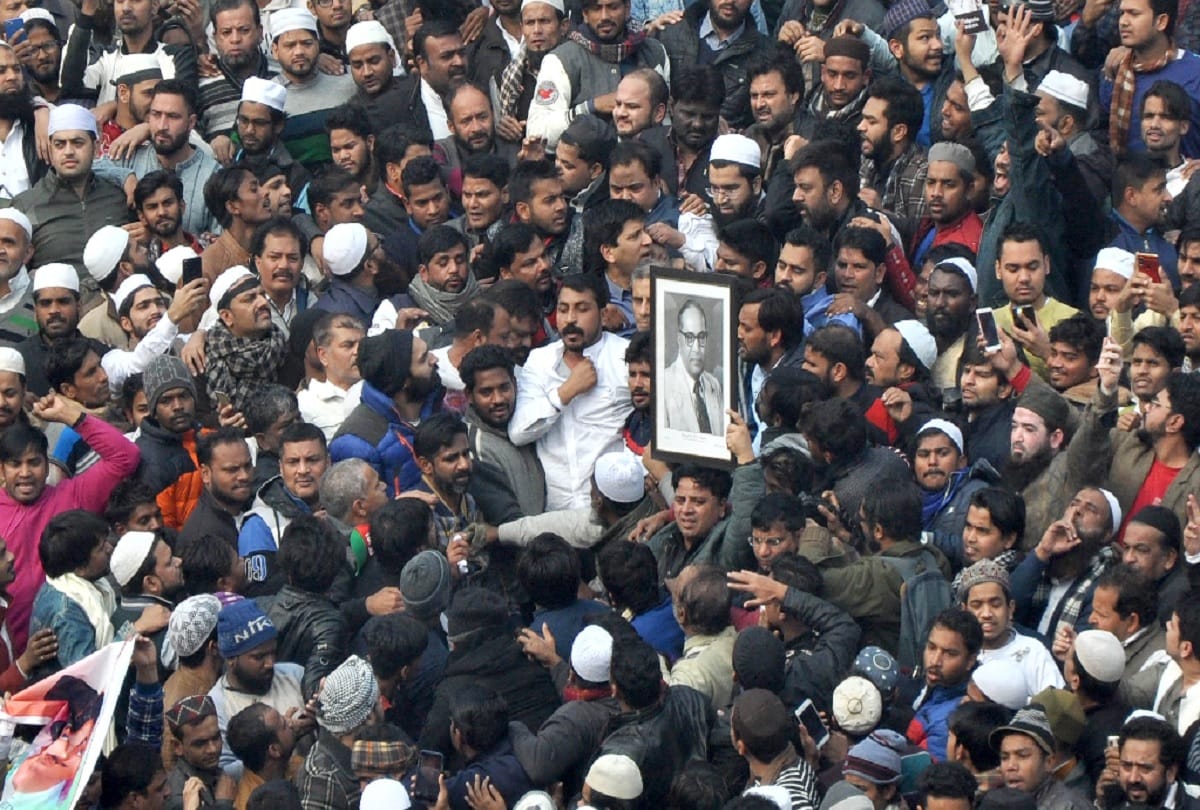 Protest in Delhi over CAA, Chandra  Shekhar Azad also protest