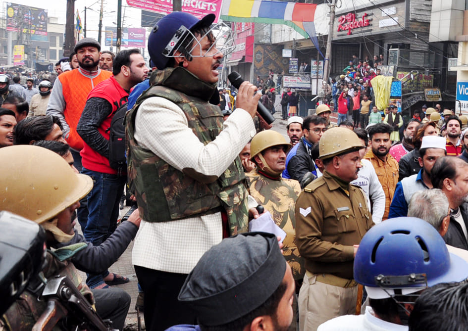 Thousands of people took to the streets to protest against the Citizenship Amendment Act