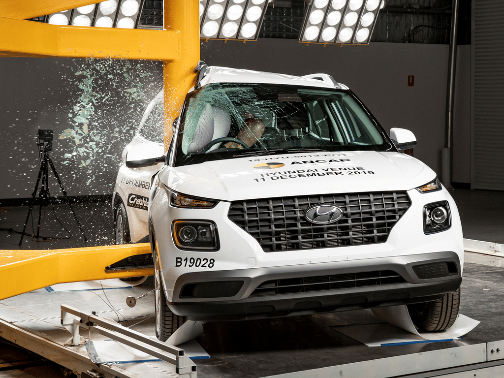 Subcompact SUV Hyundai Venue get 4 star rating in A-NCAP crash test