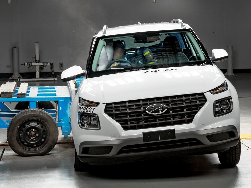 Subcompact SUV Hyundai Venue get 4 star rating in A-NCAP crash test