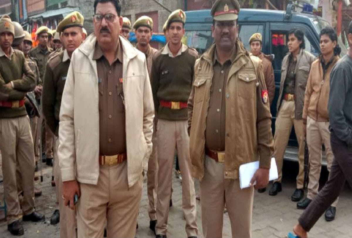 Kasganj Administration Foot March Over Violence On Caa