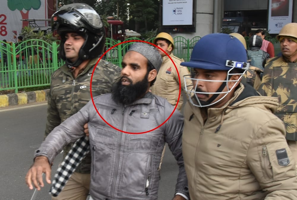 Police arrested people behind violence in Lucknow.