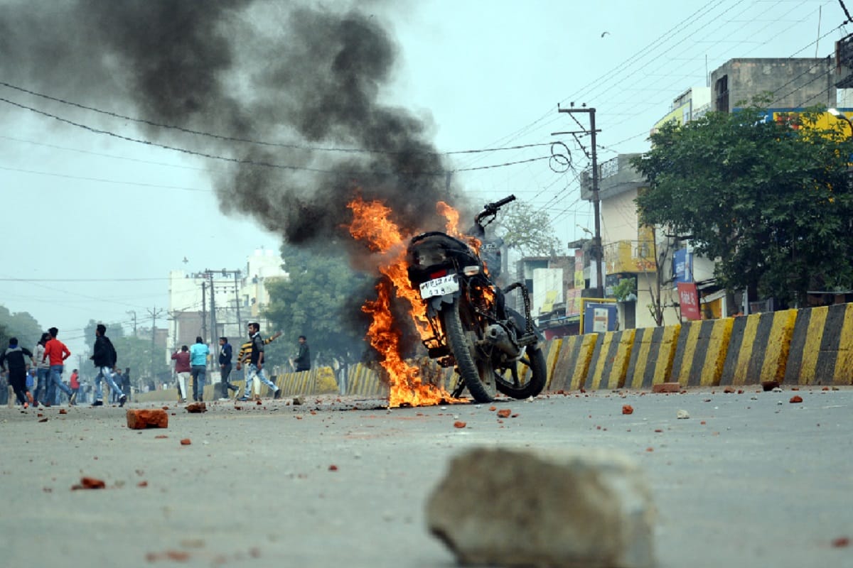 Violence in Muzaffarnagar city against Citizenship Amendment Act