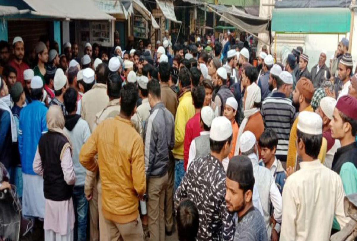 Kasganj Administration Foot March Over Violence On Caa