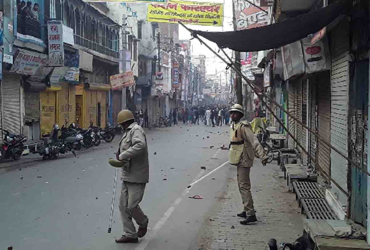 caa protest: fir lodge against 450 unknown people, 59 nominated
