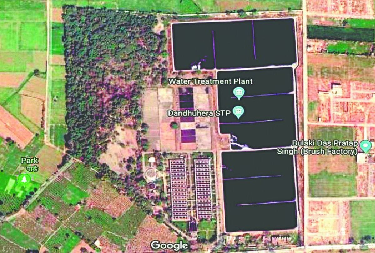 Scam of Yamuna Action Plan Sewage treatment plant wall Corruption By Jal Nigam Agra