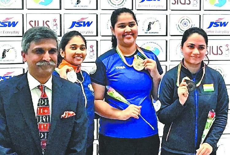 Farmer daughter wins national shooting champion by winning gold medal