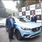 Nitin Gadkari MG ZS EV