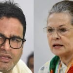 Prashant Kishore and Sonia gandhi