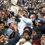 जामा मस्जिद प्रदर्शन में चंद्रशेखर आजाद