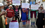 Protests in front of Jama Masjid