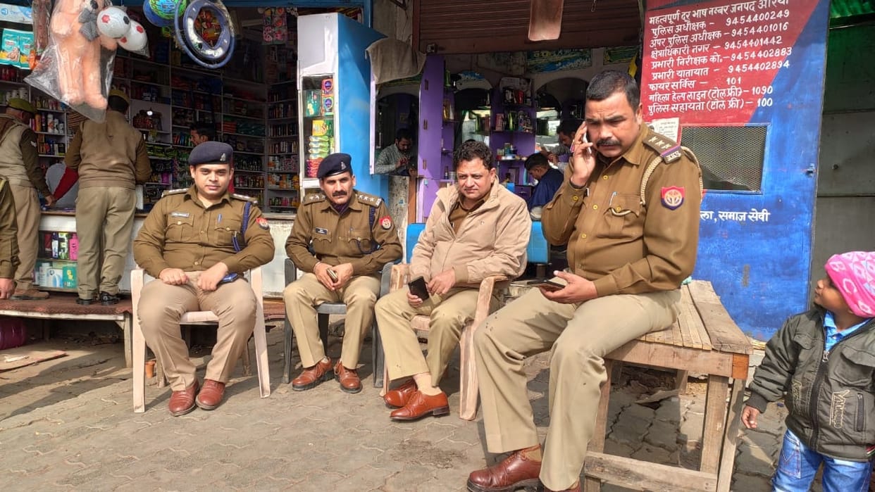 Police deployed in the district on a whim