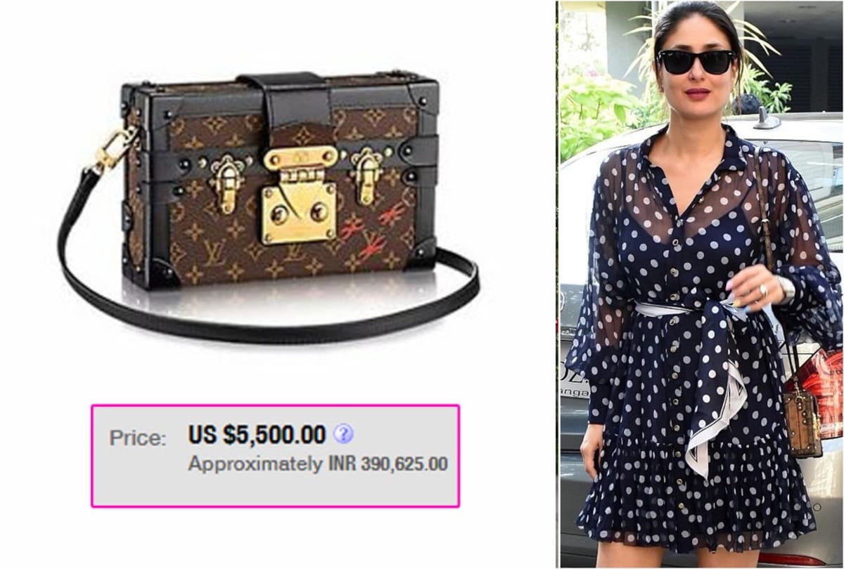 kareena kapoor khan carry 3.9 lakh rupees bag 70k rupees dress in taimur birthday