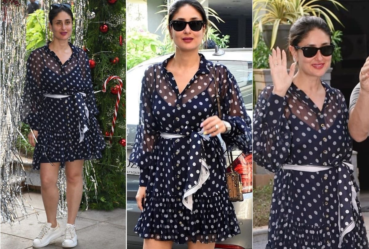 kareena kapoor khan carry 3.9 lakh rupees bag 70k rupees dress in taimur birthday