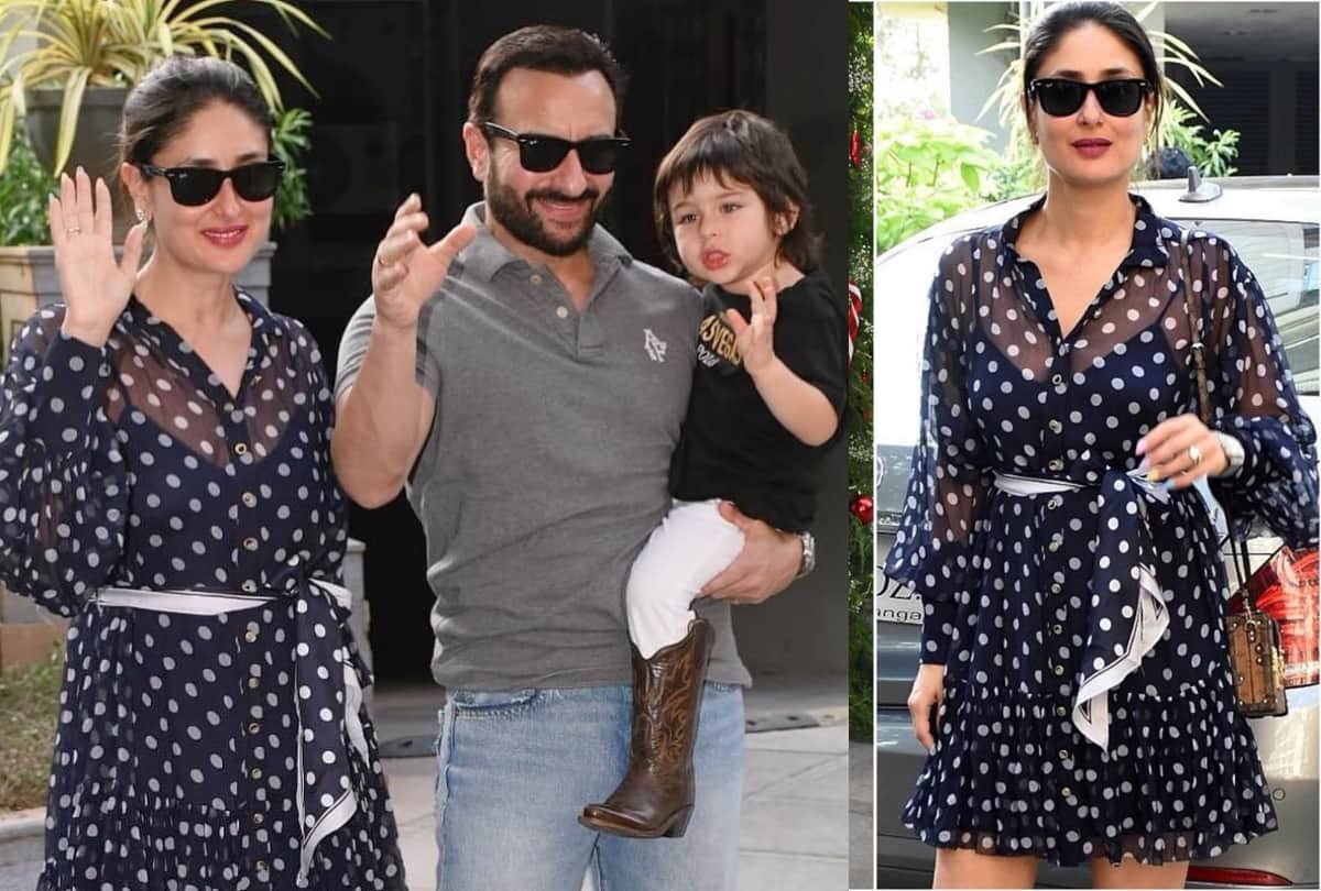 kareena kapoor khan carry 3.9 lakh rupees bag 70k rupees dress in taimur birthday