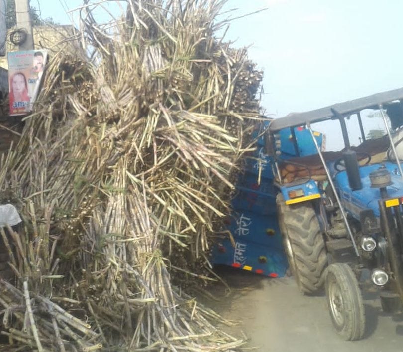 Sugarcane Trolly Accident