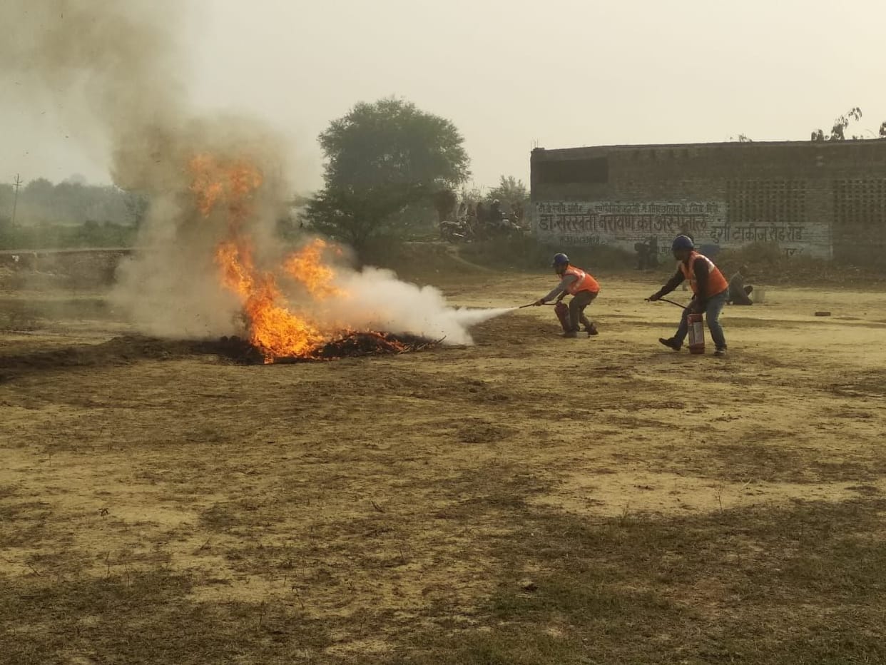 Mock drill to overcome fire