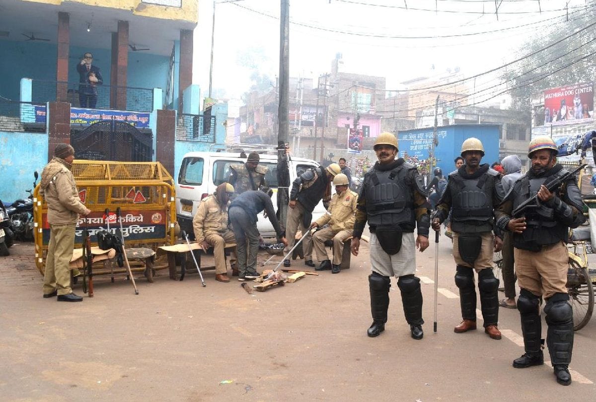 Tight security in Mathura over caa protests