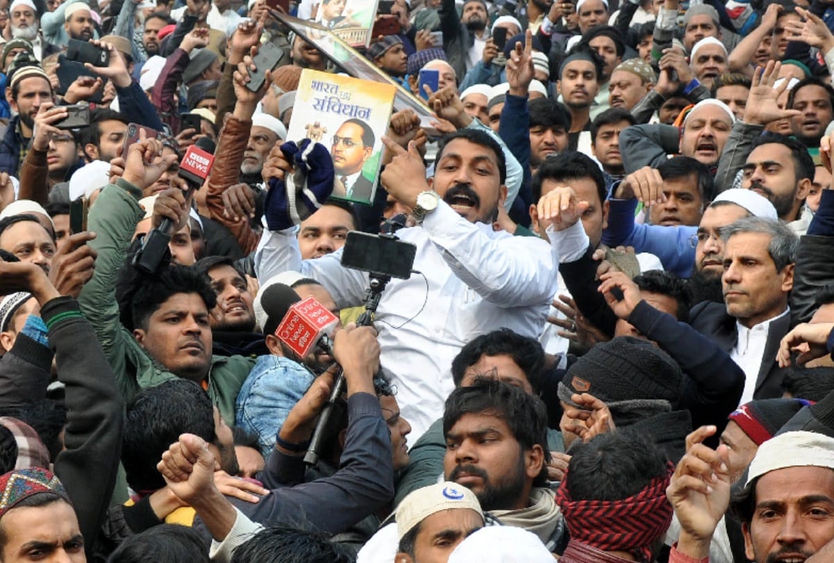 CAA Protest bhim army chief chandrashekhar azad  arrested by delhi police