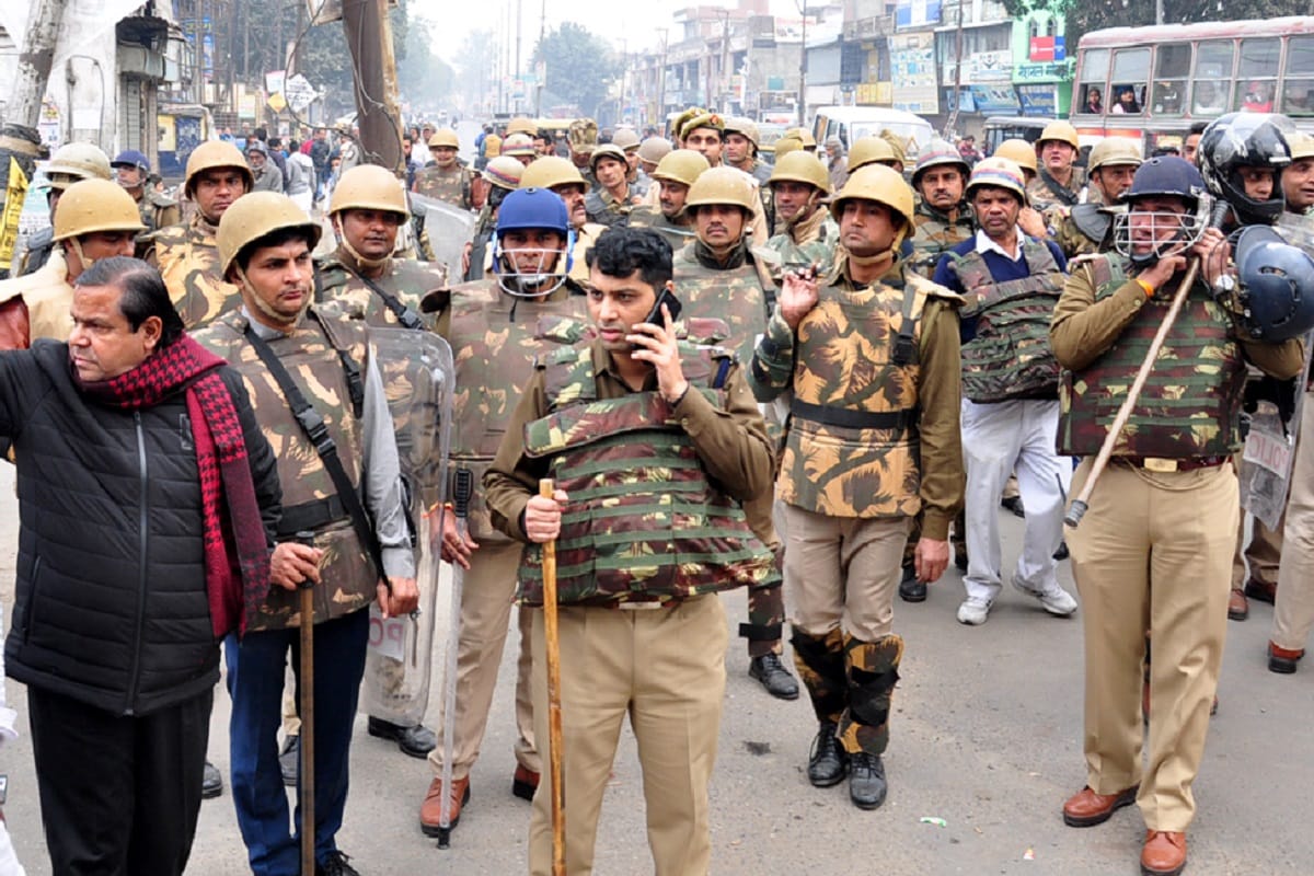 Police officers has been alerted for jume ki namaz in Saharanpur city