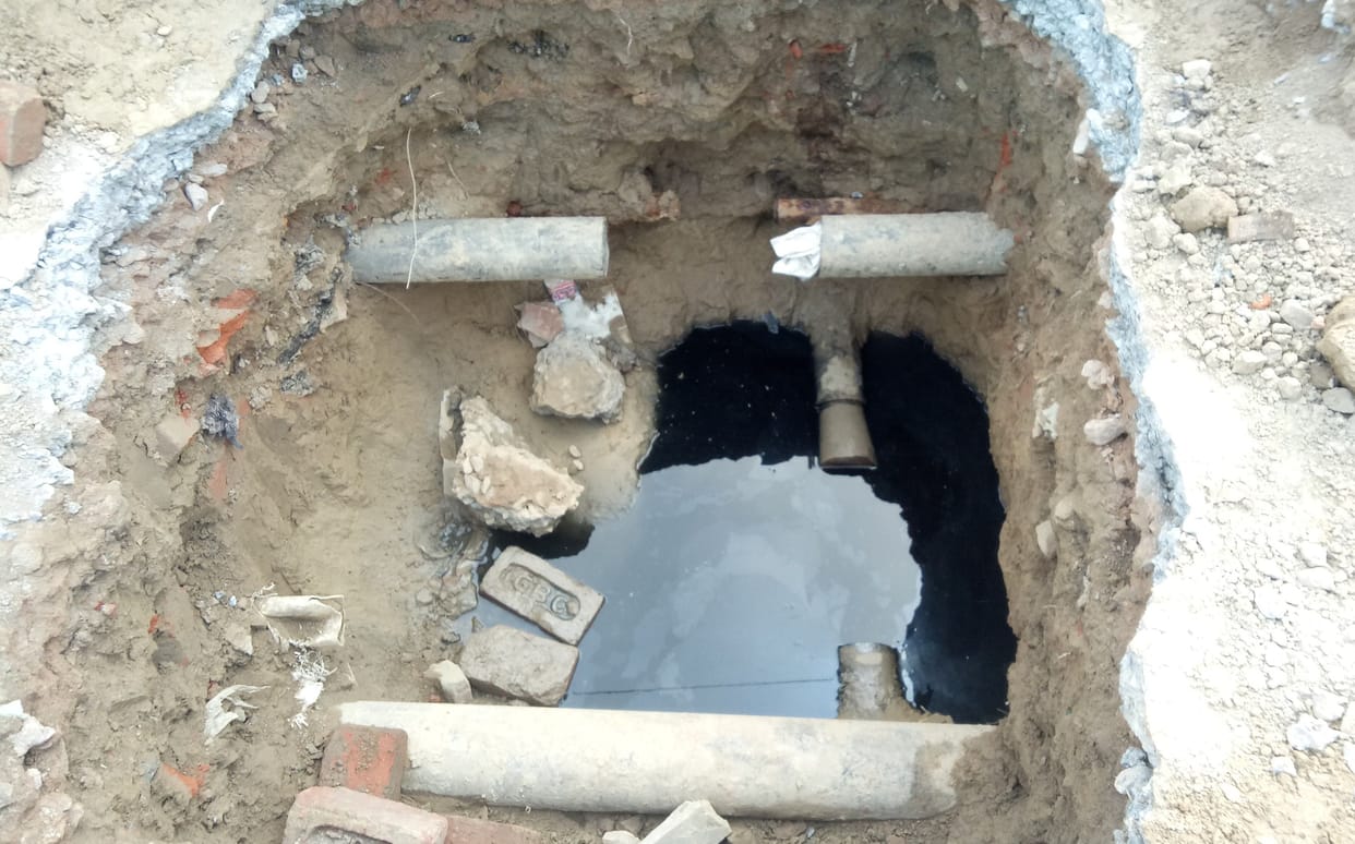 water line, damage