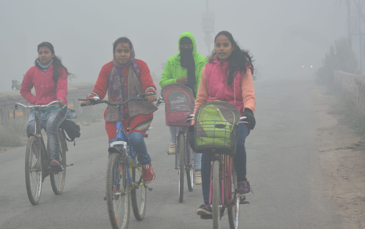 Freezing air increases turbidity, morning and evening haze troubles