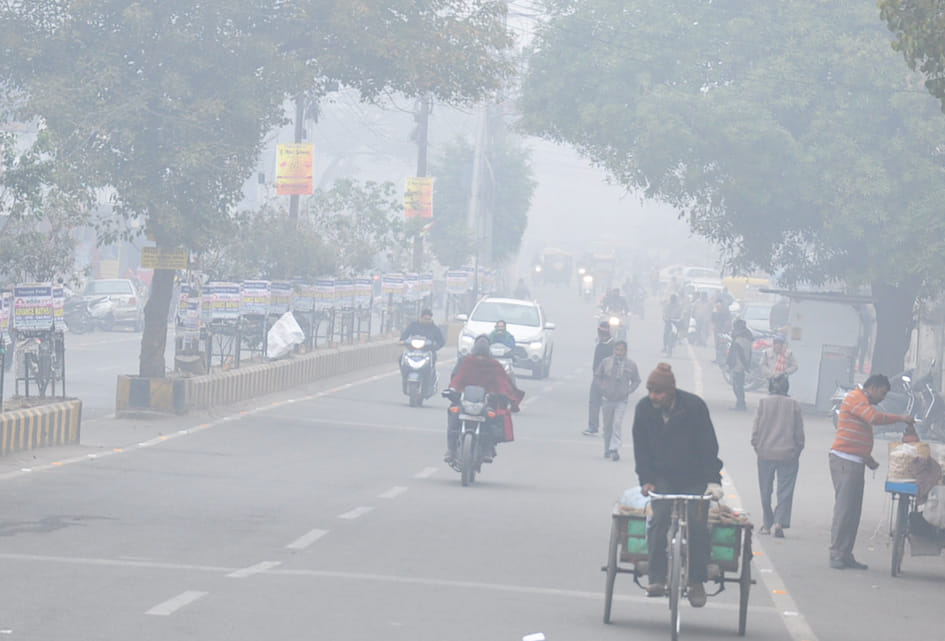 Cold wave and fog increased cold, trembling Saharanpur