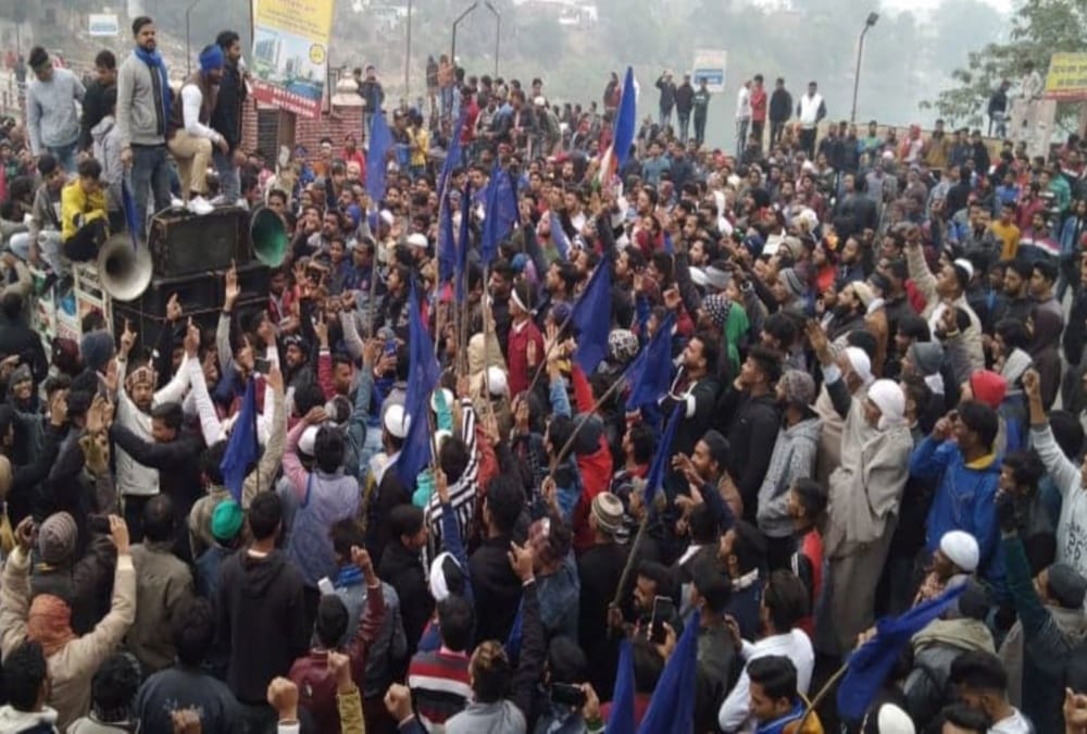 CAA Protest: Bheem Army Ruckus during Section 144 in haridwar