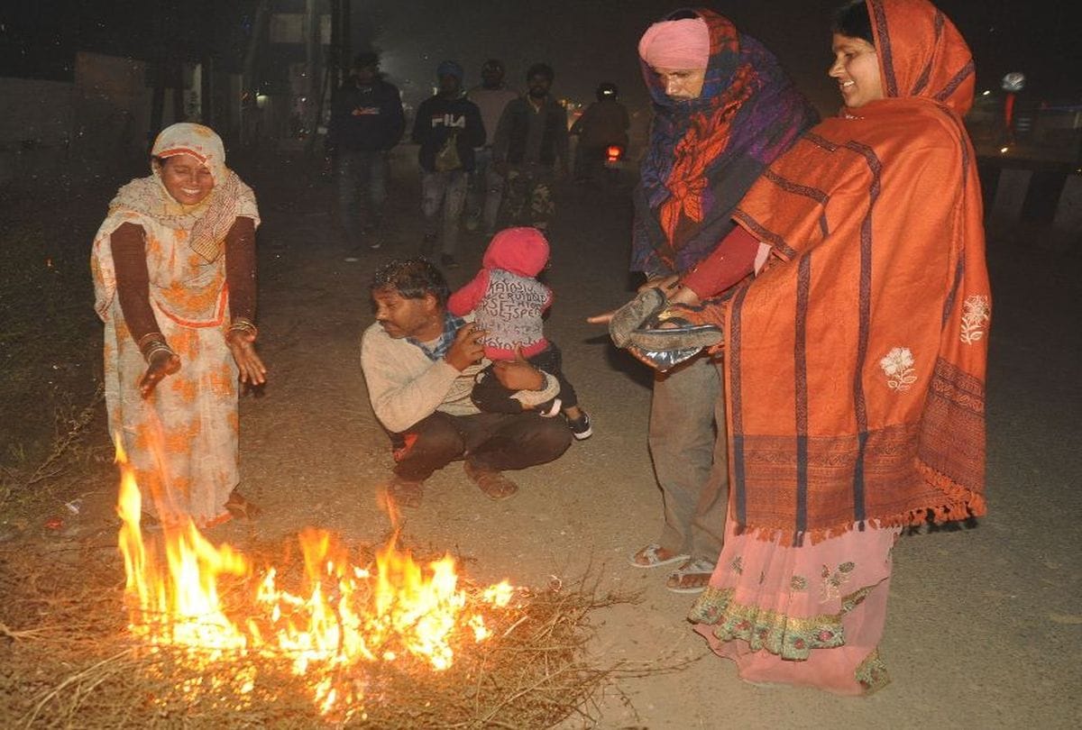 Temperature of Agra City Cold Winds for Western Disturbance